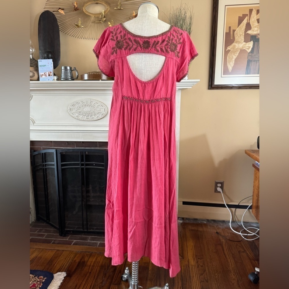 Free People Pink High Low Dress